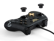 Image on he Nintendo Switch wired controller showing the removable thumbsticks